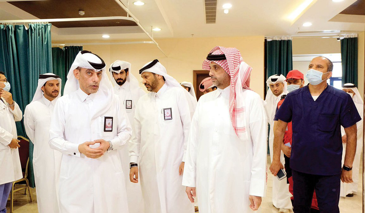 Consul General of Qatar in Jeddah Inaugurates Medical Unit of Qatari Hajj Mission